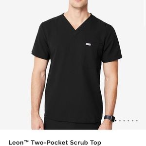COPY - Figs Leon™ Two-Pocket Scrub Top